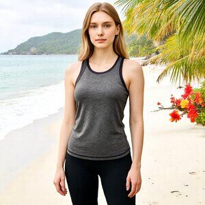 Lululemon Tank Top Heathered Purple Style Name Inspirational Color is Grape